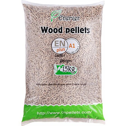 WOOD PELLETS - GRANULÉS DE BOIS 53 SACS de 15 KG - Haute Qualité et Haute Performance Technique